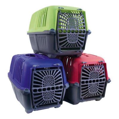 MPS переноска PRATICO 48х31,5х33h см с пластиковой дверцей в ассортименте