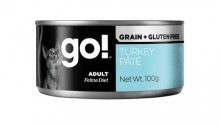 GO! NATURAL Holistic консервы беззерновые с индейкой для кошек, паштет, Grain Free Turkey Pate