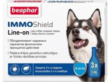 Капли от паразитов для собак средних пород, 3 пипетки
