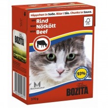 Bozita in Sauce With Beef / Кусочки с говядиной в соусе для кошек 370г