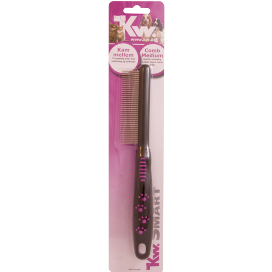 KW Smart Comb Medium/ расческа средняя с ручкой 