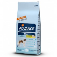 Advance Maxi Light/Облегченный сухой корм с курицей и рисом для контроля веса взрослых собак крупных пород 15кг