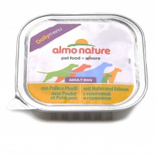 Almo Nature Daily Menu - Chicken with Pease/ Консервы для собак "Меню с Курицей и горошком" 100г