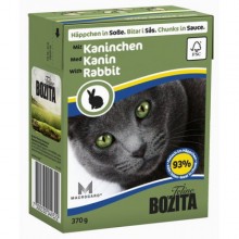 Bozita  in Sauce With Rabbit/ Кусочки с кроликом в соусе для кошек 370г