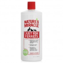 Nature's Miracle Just For Ferrets Stain&Odor Remover/ Уничтожитель пятен и запахов, оставленных хорьками 946мл
