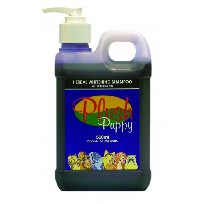 Plush Puppy Herbal Whitening Shampoo with Ginseng/ Отбеливающий шампунь с экстрактом женьшеня