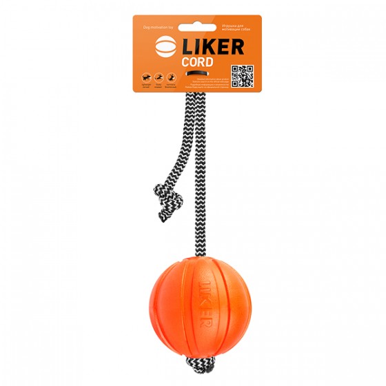 Puller Collar Liker Cord/ Игрушка для собак "Мяч на шнуре"