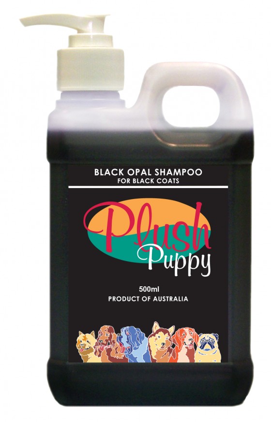 Plush Puppy Black Opal Shampoo/ Шампунь для очищения и тонирования черной шерсти купить