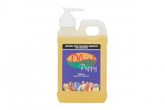 Plush Puppy Natural Body Building Shampoo with Wheatgerm/ Шампунь для объемной шерсти с маслом зародышей пшеницы 