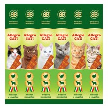B&B Allegro Колбаски для кошек с ягненком и индейкой
