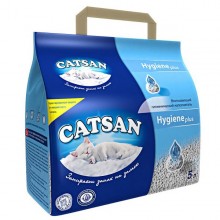 Catsan Hygiene Plus Впитывающий наполнитель для кошачьего туалета