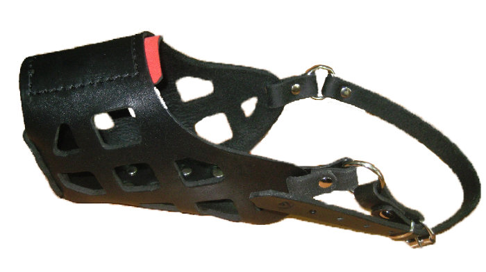 Намордник кожаный Монолит арт. M-040