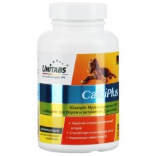 Unitabs CalciPlus с кальцием, фосфором и витамином Д для собак 100 таблеток
