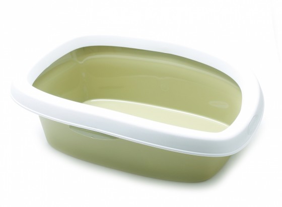 Туалет Sprint-10 с рамкой, зеленый, 31x43x14 см 