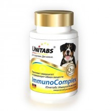Unitabs ImmunoComplex c Q10 для крупных собак 100 таблеток