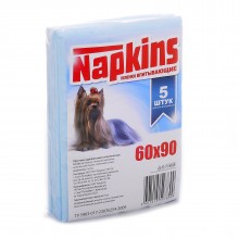 Впитывающие пеленки для собак 60x90, 5 шт.
