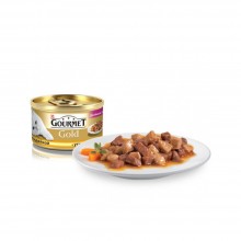 Gourmet кусочки в соусе для кошек с уткой и индейкой, Gold Duo Duck&Turkey