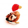 GiGwi Игрушка для собак Утка цветная с пищалкой 11 см купить