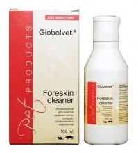 Globalvet Foreskin Cleaner/ Жидкость для очистки крайней плоти, складок кожи, профилактики опрелостей 100 мл