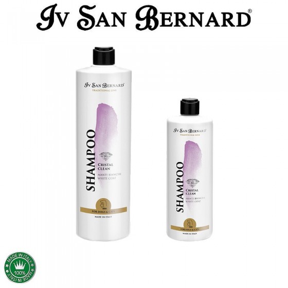 Iv San Bernard Traditional Line Cristal Clean Shampoo/ Шампунь Кристал клин для устранения желтизны шерсти 