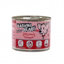 Barking Heads Wet Tiny Paws Fusspot/ Консервы для собак мелких пород с лососем "Суета вокруг миски" 200г