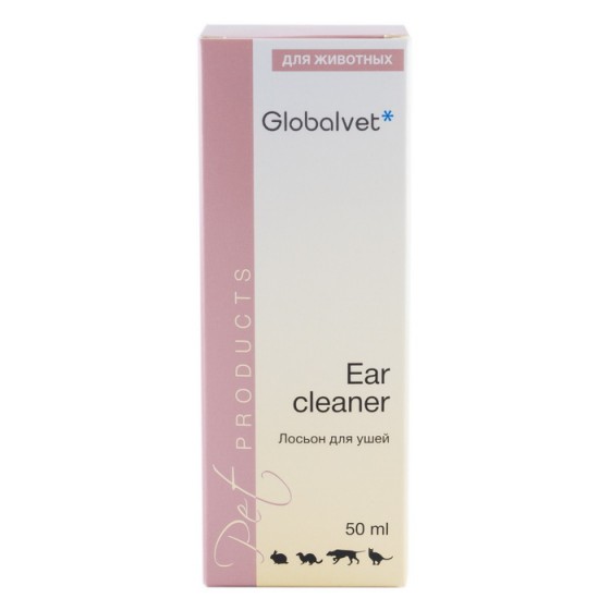 Globalvet Ear Cleaner/ Лосьон для ушей 50 мл купить