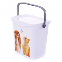 Curver PetLife Мультифункциональный контейнер "Домашние любимцы" большой на 6л, 26*20*24см