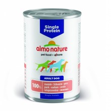 Almo Nature Single Protein Pork/ Консервы для собак с чувствительным пищевариением (монобелковый рацион) со cвининой 400г