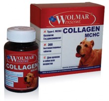 Wolmar Winsome Collagen MCHC/Хондропротектор на основе гидроксиапатита кальция для собак 180 таблеток