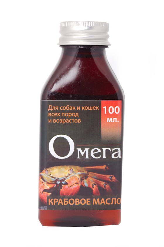 Крабовое масло Омега-3 100мл 