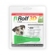 Rolf Club 3D/ Рольф Клуб Капли для собак от клещей 4-10 кг (инсектал комбо) R403