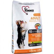 1st Choice Adult Toy&Small Breeds/ Сухой корм с курицей для взрослых собак миниатюрных и малых пород