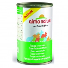 Almo Nature Classic HFC Tuna with Sweet Corn/ Консервы для Кошек с Тунцом и сладкой кукурузой 140г