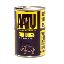 AATU For Dogs Wild Boar & Pork/ Консервы для собак Мясо Дикого Кабана и Свинина 400г
