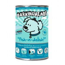 Barking Heads Wet Fish and Delish/ Консервы для собак с лососем, тунцом и сельдью "Рыбка-вкусняшка" 400г