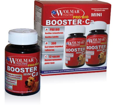Wolmar Winsome Pro Bio Booster Ca MINI/ Мультикомплекс для щенков мелких пород 360 таблеток 