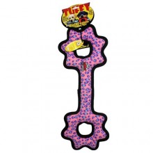 Супер прочная игрушка для собак Буксир для перетягивания с шестеренками, розовый леопард , прочность 9/10