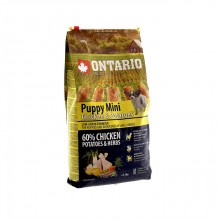 Корм Ontario для щенков малых пород с курицей и картофелем, Ontario Puppy Mini Chicken & Potatoes