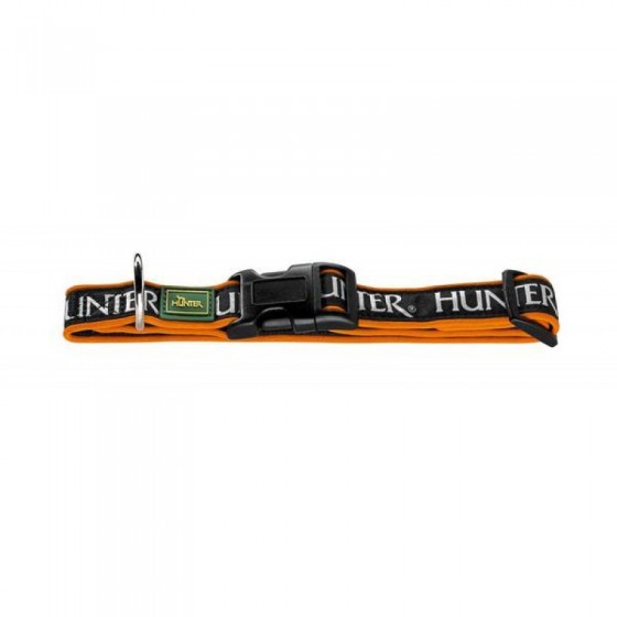 Hunter ошейник для собак Neopren Oakland L (40-63 см)/2,5 нейлон/неопрен оранжевый/черный  купить