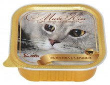 Зоогурман консервы для кошек "МуррКисс" телятина с сердцем