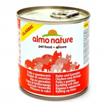 Almo Nature Classic HFC Adult Cat Chicken&Shrimps/ Консервы для Кошек с Курицей и Креветками 280г