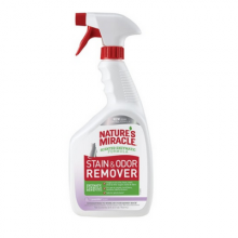 Nature's Miracle Just For Cats Stain&Odor Remover Spray Lavander/ Универсальный Спрей- уничтожитель пятен и запахов  для кошек с ароматом Лавады 946мл