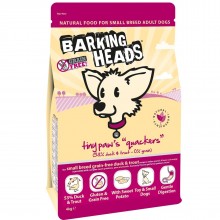 Barking Heads Tiny Paws Quackers Grain Free/ Беззерновой для Собак Малых пород с Уткой и бататом "Кряква для Мелколапого"