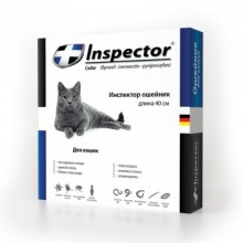 Inspector Collar/ Инспектор Ошейник от внешних и внутренних паразитов для кошек