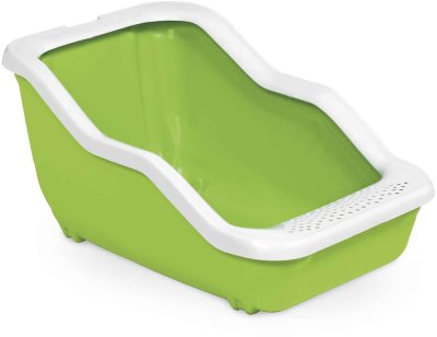 MPS туалет-лоток NETTA Open 54х39х29h см с рамкой салатовый