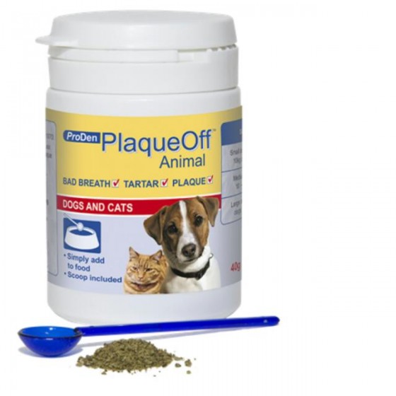 ProDen PlaqueOff/средство для профилактики зубного камня у кошек и собак 40г 