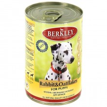 Berkley консервы для щенков с кроликом и овсянкой, Puppy Rabbit&Oatflakes