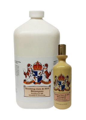 Crown Royale  Soothing Oats and Aloe Shampoo 3,8л/шампунь-концентрат с овсом и алое для чувствительной кожи