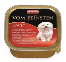 Animonda Vom Feinsten Classic/ Консервы для собак с говядиной и сердцем индейки  150г