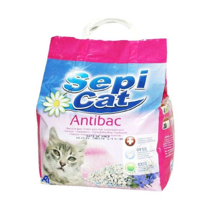 SepiCat Antibac Впитывающий наполнитель "Антибактериальный"  